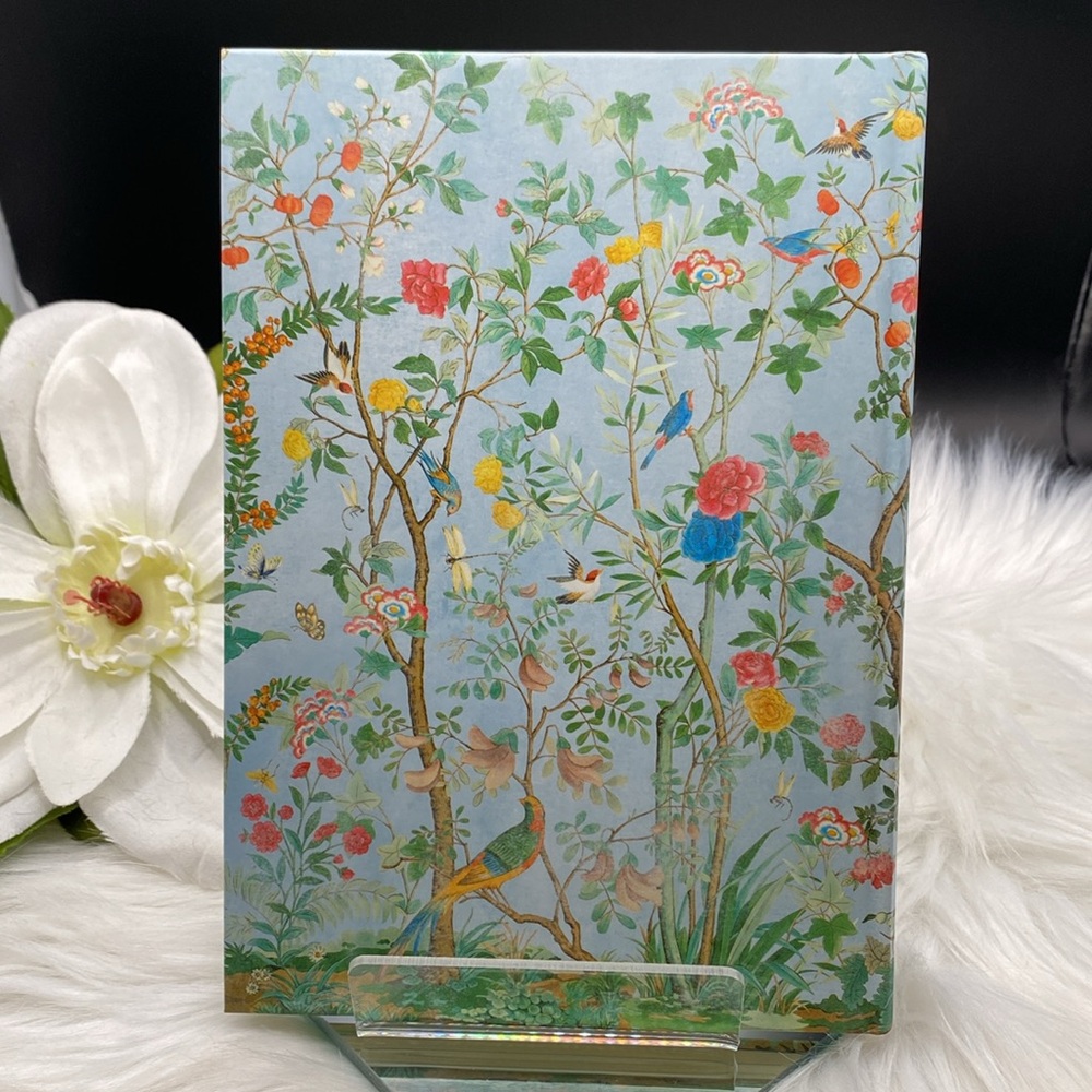 GUCCI NOTEBOOK Birds Dragonflies Floral LINED PAGES 7.5” x 5.25” x 1/2” NEW! - Picture 3 of 13